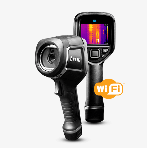 FLIR E8-XT Infrared Camera with Extended Temperature Range | High-Resolution Thermal Imaging and Accurate Temperature Measurement FLIR E8-XT Infrared Camera with Extended Temperature Range | High-Resolution Thermal Imaging and Accurate Temperature Measurement